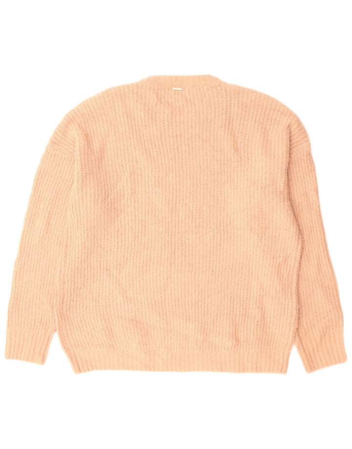 Γυναικείο πουλόβερ Volcom Oversized Crew Neck Jumper UK 12/14 Medium Pink