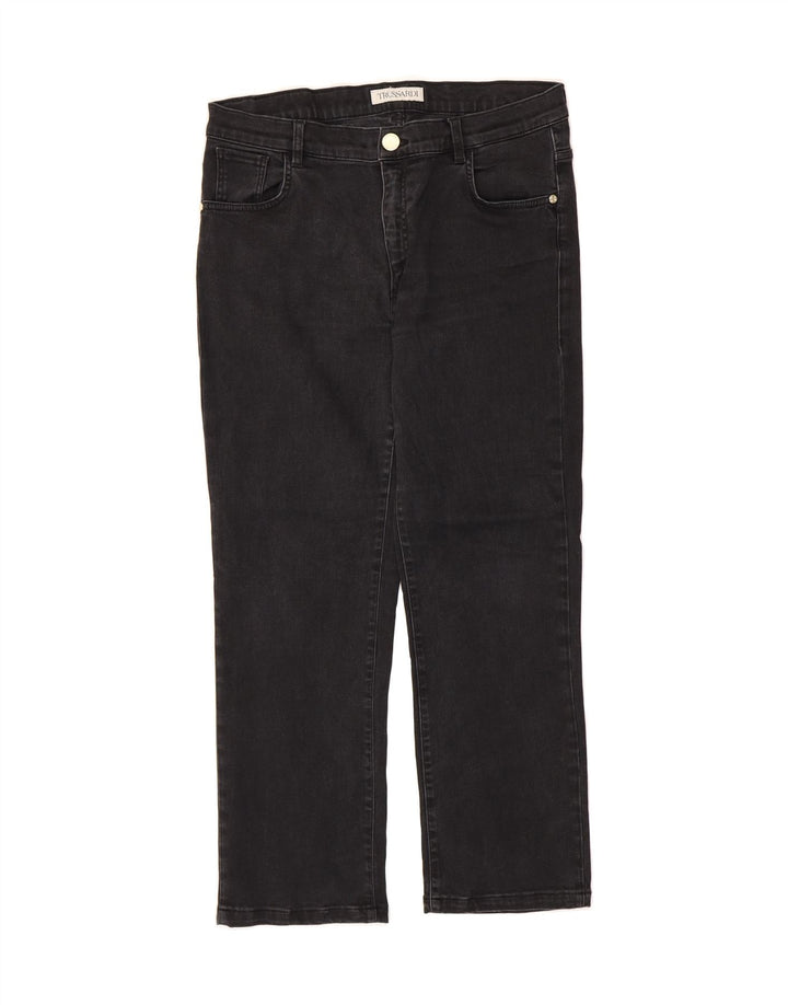TRUSSARDI Womens Straight Jeans W33 L27 Black Vintage Trussardi and Second-Hand Trussardi from Messina Hembry 