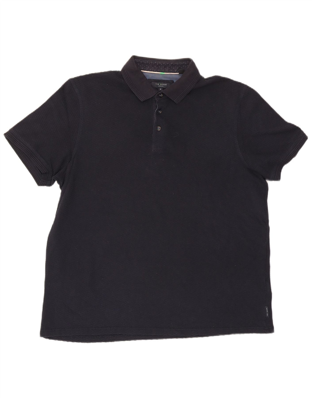 Ted Baker Ανδρικό πουκάμισο Polo Νούμερο 6 2XL Navy Blue Βαμβακερό