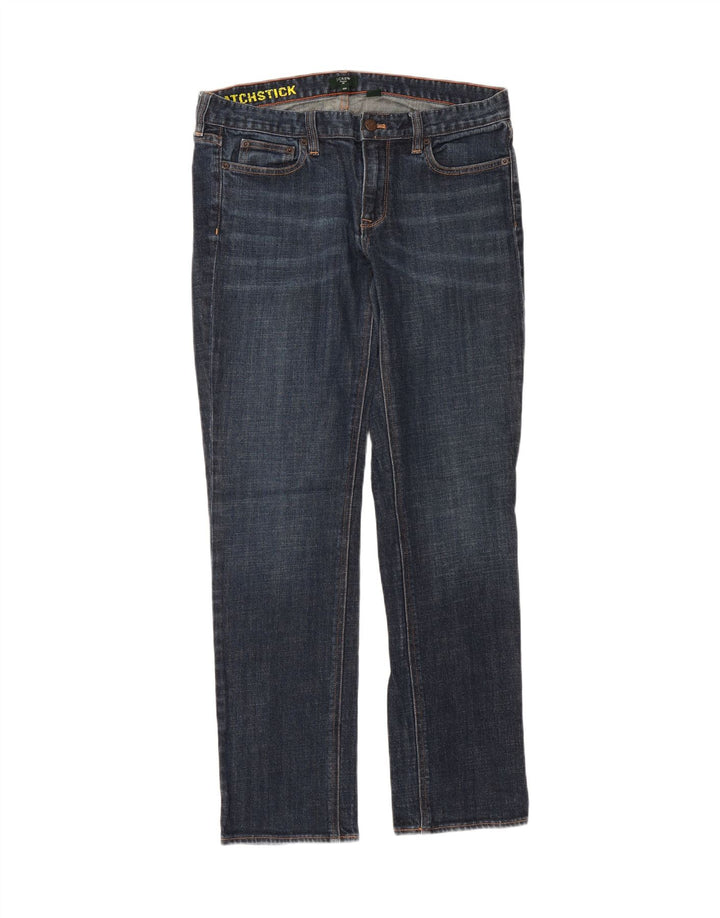J. CREW Womens Matchstick Straight Jeans W30 L29 Blue Cotton Vintage J. Crew and Second-Hand J. Crew from Messina Hembry 