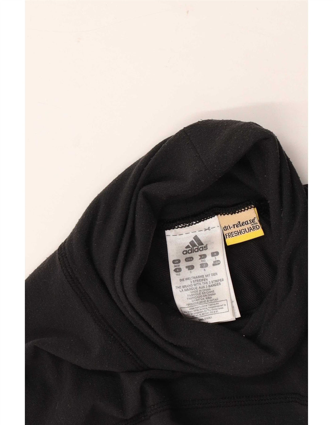 Adidas Ανδρικό γραφικό τοπ μακρυμάνικο UK 34/36 μικρό μαύρο πολυεστέρα