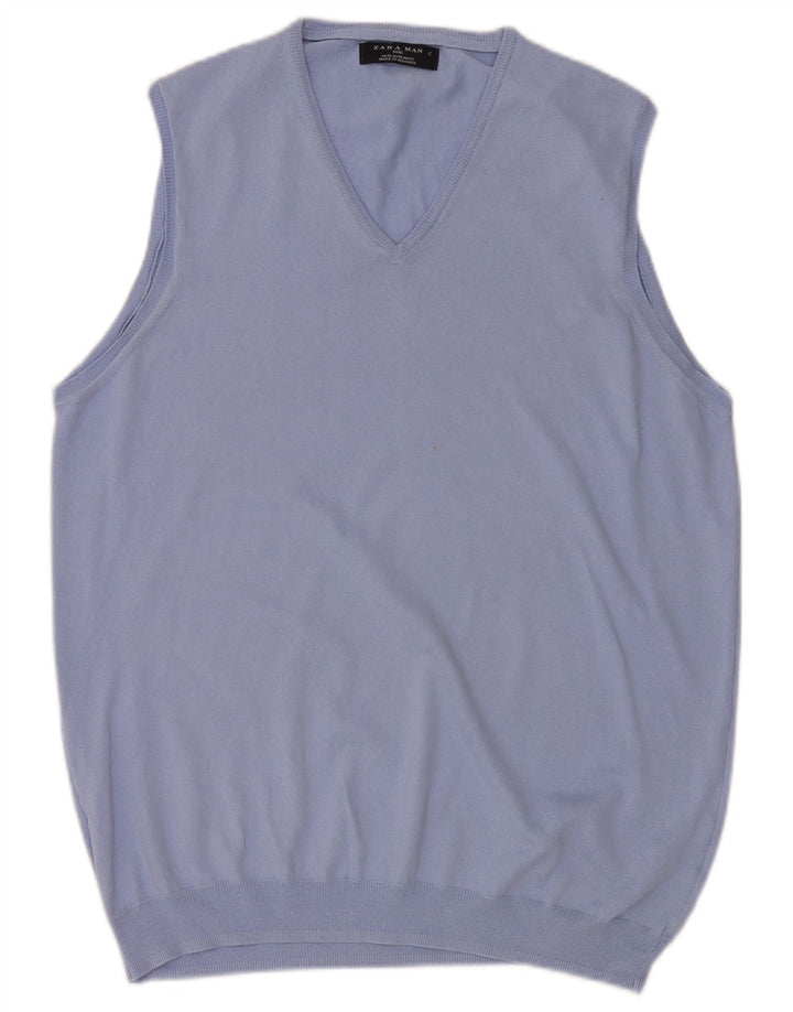 Zara ανδρικό γιλέκο Tank Top XL Blue
