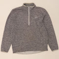 Ανδρικό φούτερ με φερμουάρ Under Armour, μεσαίο γκρι πολυεστέρας