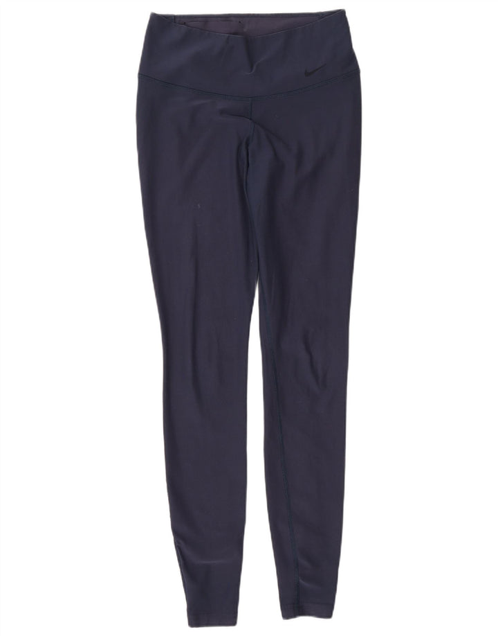 Γυναικείο κολάν NIKE Dri Fit UK 6 XS Navy Blue Polyester