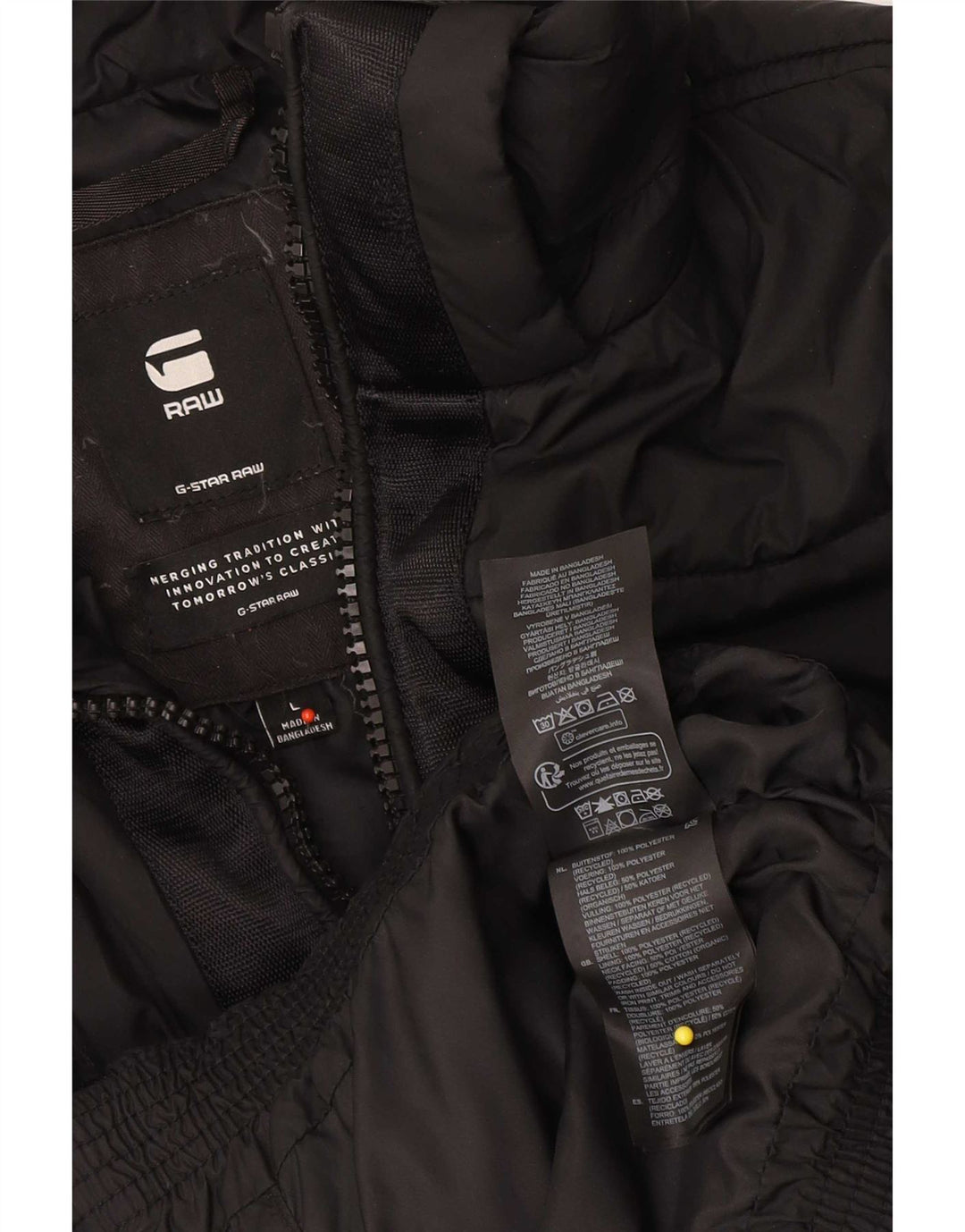 G-Star Γυναικείο μπουφάν UK 16 Large Black Polyester