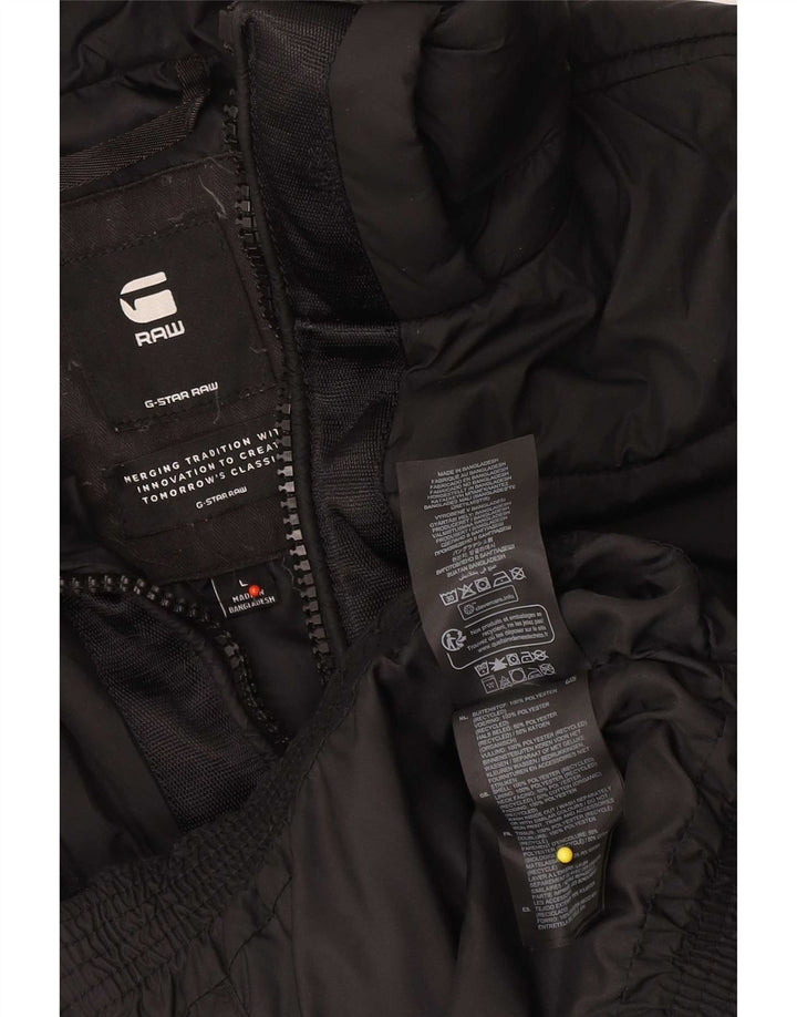 G-Star Γυναικείο μπουφάν UK 16 Large Black Polyester