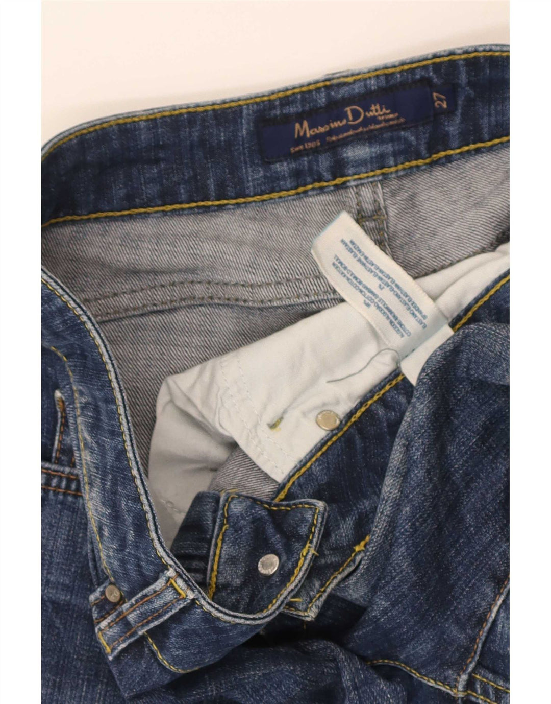 Massimo Dutti Γυναικείο Cropped Jeans W27 L25 Blue Cotton