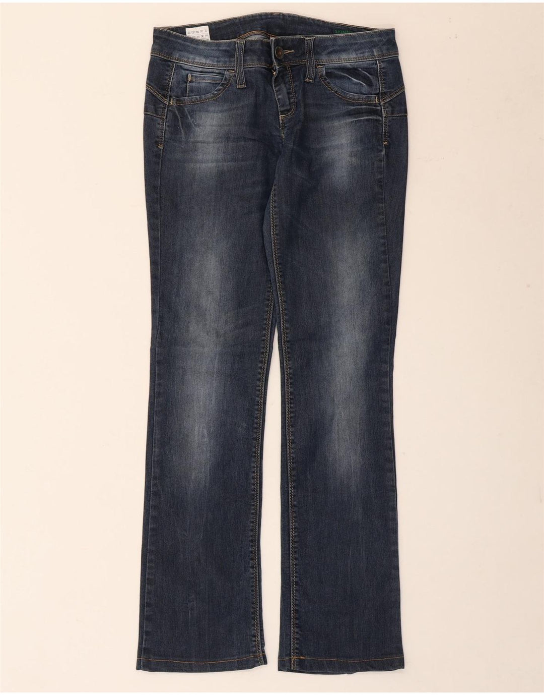 Benetton Γυναικεία Bootcut Jeans W28 L30 Blue