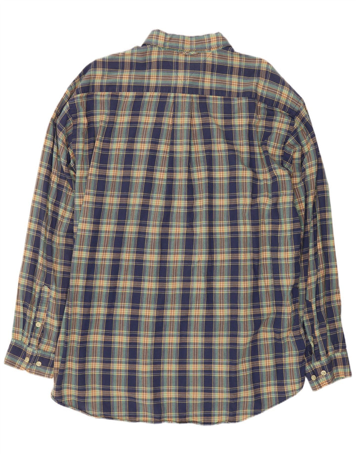 Ανδρικό πουκάμισο Tommy Hilfiger XL Blue Check Cotton