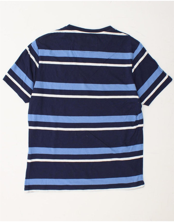 Ανδρικό T-Shirt LYLE & SCOTT Top Βαμβακερό μεσαίο μπλε ναυτικό ριγέ