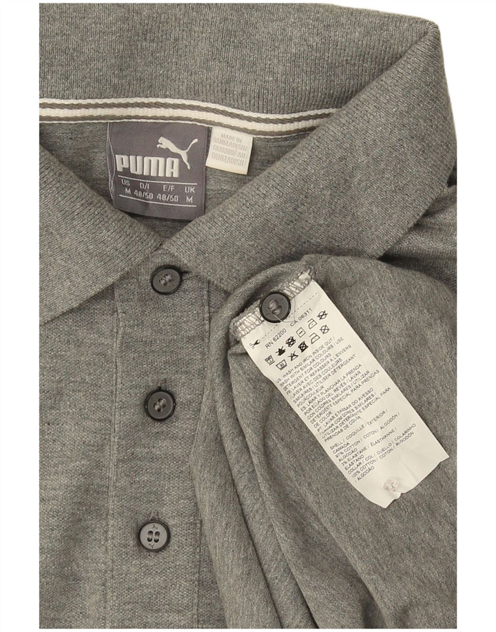 Ανδρικό πουκάμισο Polo Puma, Βαμβακερό μεσαίο γκρι