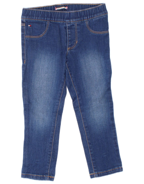 Tommy Hilfiger Girls Jegging Jegging 2-3 Years W20 L15 Blue Cotton
