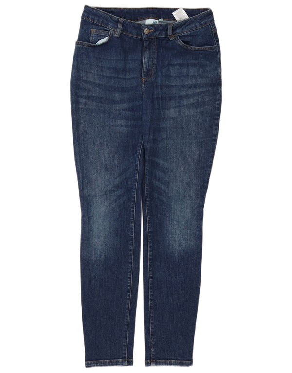 Weird Fish Γυναικεία Skinny Jeans UK 14 Medium W29 L30 Blue Cotton