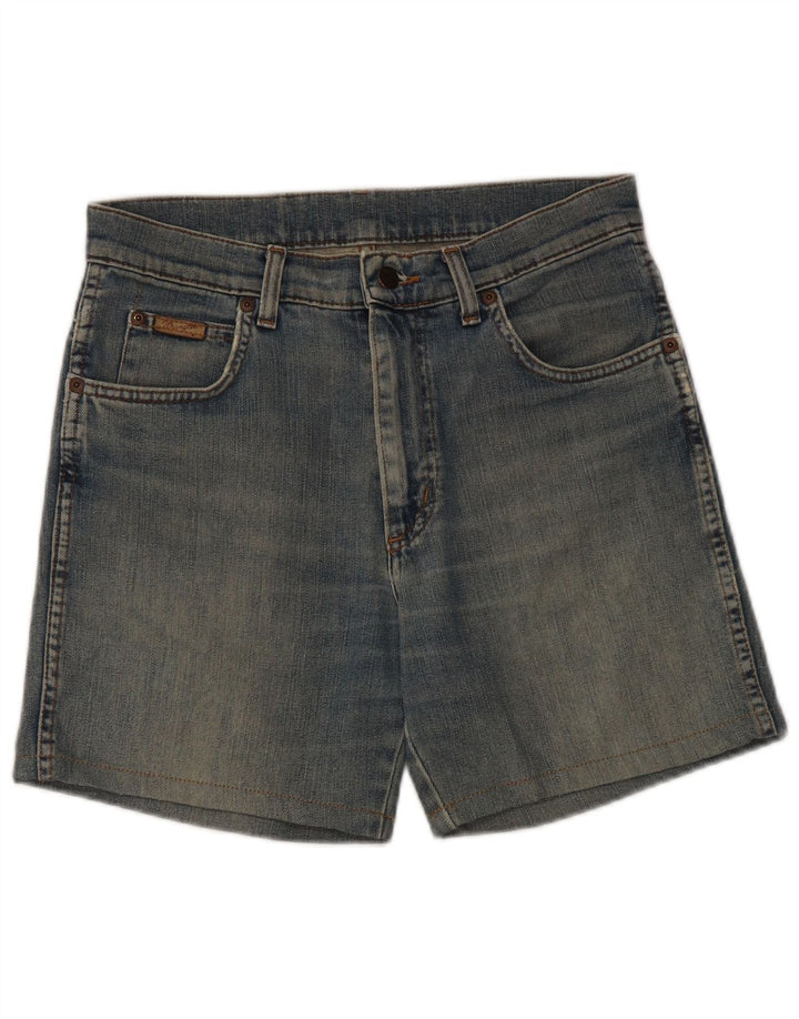 Γυναικείο τζιν σορτς Wrangler W31 μεσαίο μπλε βαμβακερό