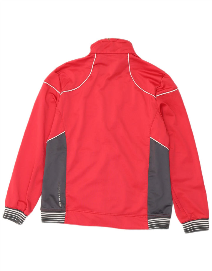 Γυναικεία αθλητική φόρμα Asics Top Jacket UK 18 XL Pink Colourblock Polyester
