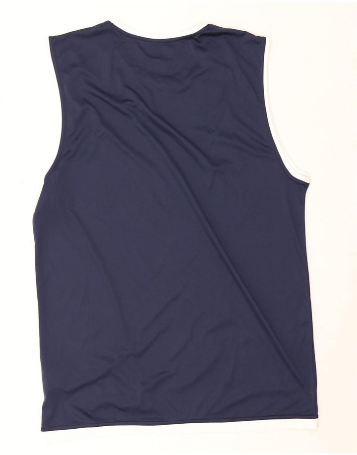 Ανδρικό γιλέκο Kappa Top 3XL Navy Blue Polyester