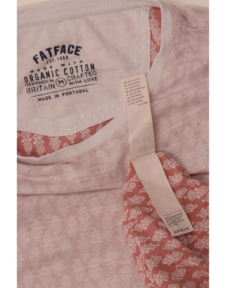 Ανδρικό T-Shirt Fat Face Top Μεσαίο Ροζ Paisley Βαμβακερό