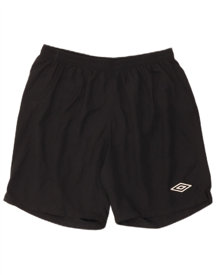 Ανδρικό αθλητικό σορτς Umbro XL μαύρο πολυεστέρα
