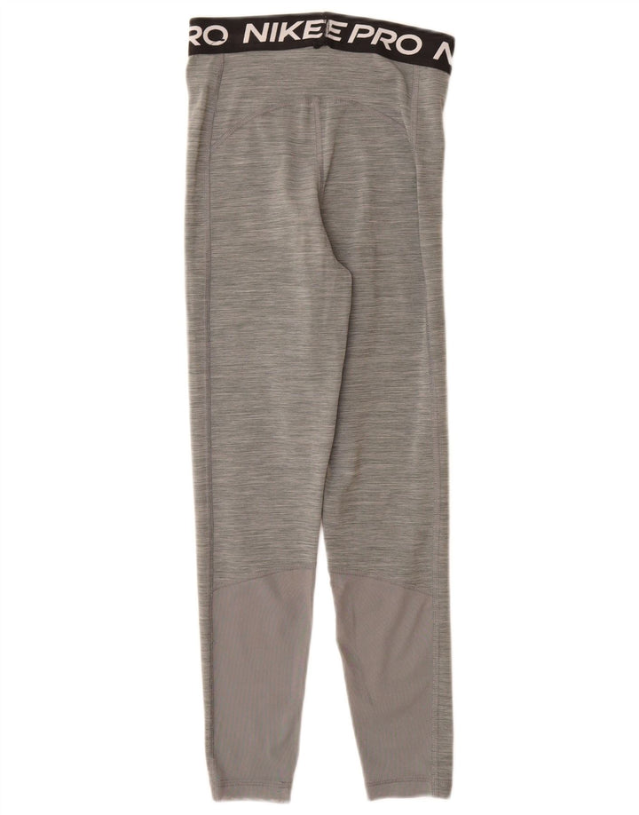Γυναικείο κολάν Nike Dri Fit Graphic UK 6 XS Grey Polyester