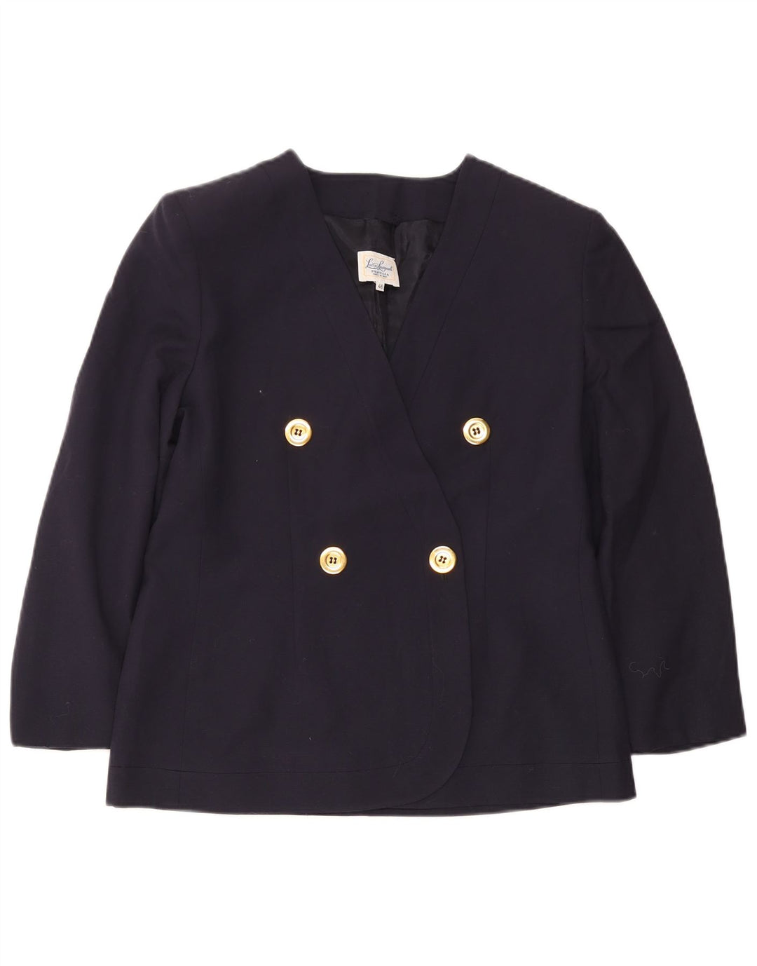 Luisa Spagnoli Γυναικείο μπουφάν με διπλό στήθος IT 46 Large Navy Blue