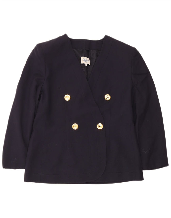 Luisa Spagnoli Γυναικείο μπουφάν με διπλό στήθος IT 46 Large Navy Blue