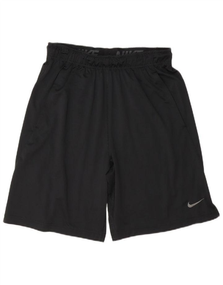 Ανδρικό αθλητικό σορτς Nike Dri Fit, μικρό μαύρο πολυεστέρα