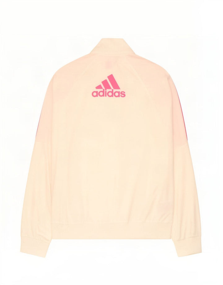 Κορίτσια αθλητική φόρμα Adidas Top Jacket 14-15 Years Off White Polyester