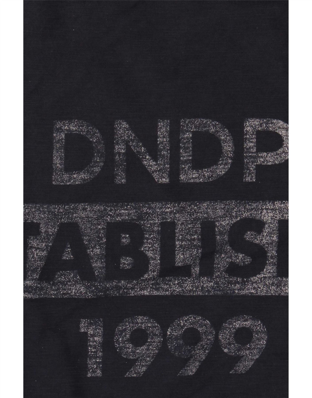 Ανδρικό γραφικό T-Shirt Dondup Top από μεσαίο μπλε ναυτικό βαμβακερό