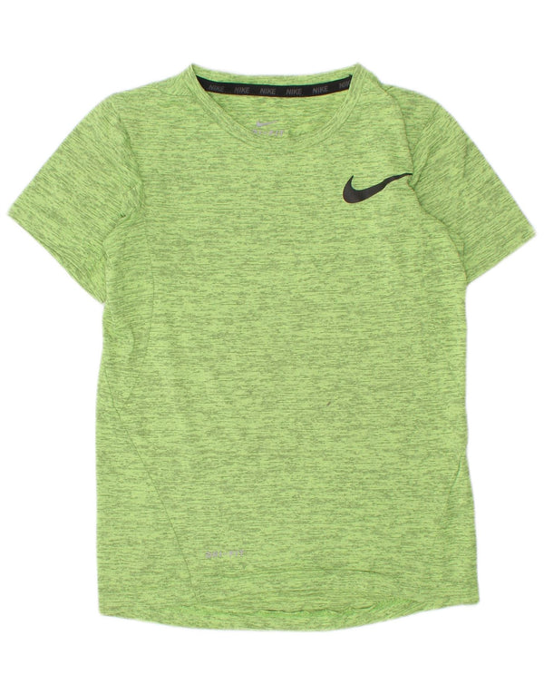 T-shirt Nike Boys Dri Fit Top 6-7 ετών XS Green Flecked