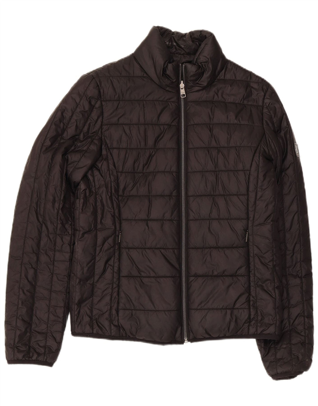 Calvin Klein Jeans Γυναικείο Reversible Jacket UK 14 Medium Black Polyamide