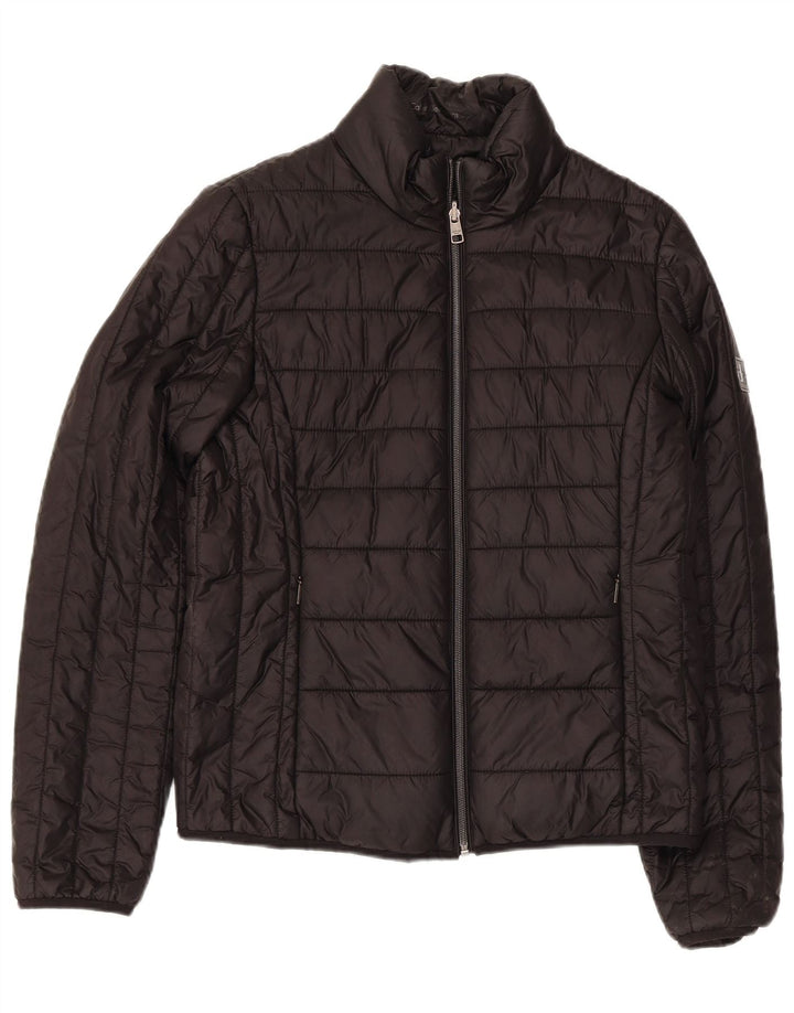 Calvin Klein Jeans Γυναικείο Reversible Jacket UK 14 Medium Black Polyamide