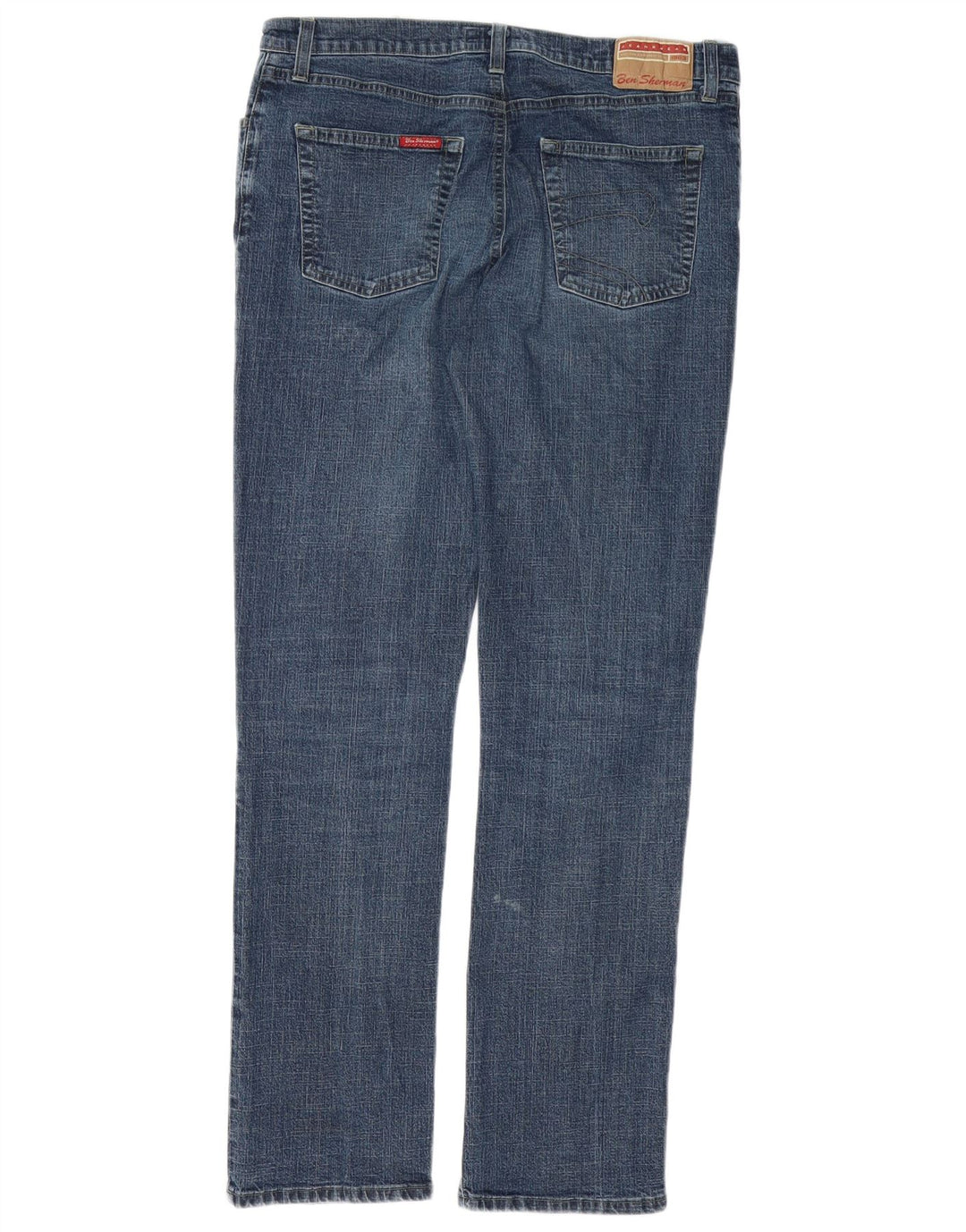 BEN SHERMAN Ανδρικό Slim Jeans W34 L32 Μπλε βαμβακερό