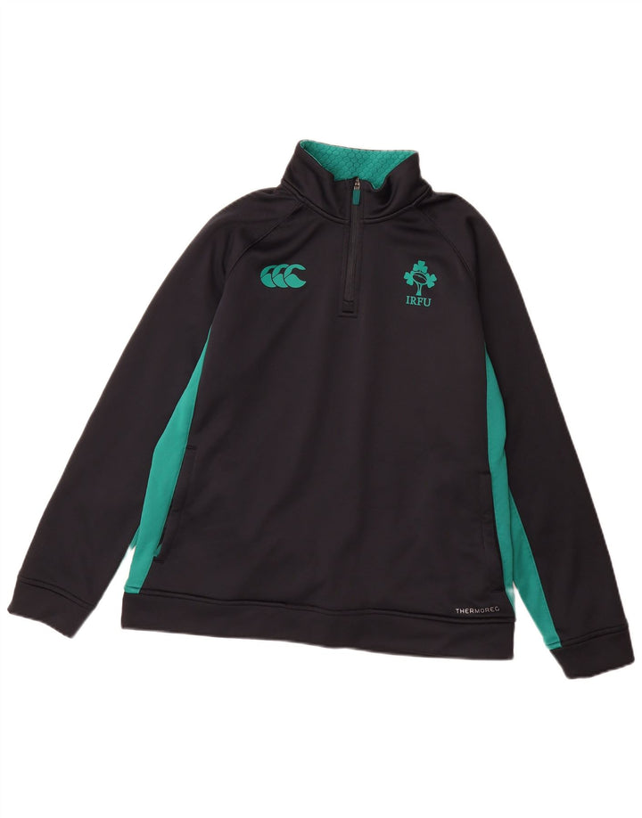 Canterbury Boys IRFU Graphic Φούτερ Jumper 11-12 ετών Μαύρο