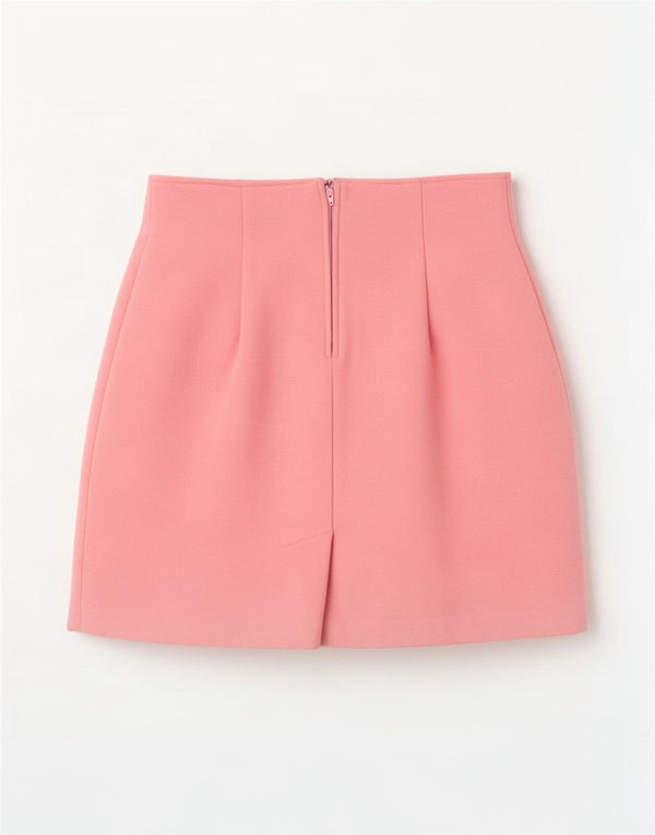 Γυναικεία ίσια φούστα Sisley Medium W30 Pink