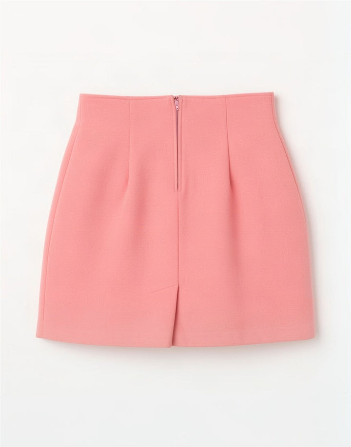 Γυναικεία ίσια φούστα Sisley Medium W30 Pink