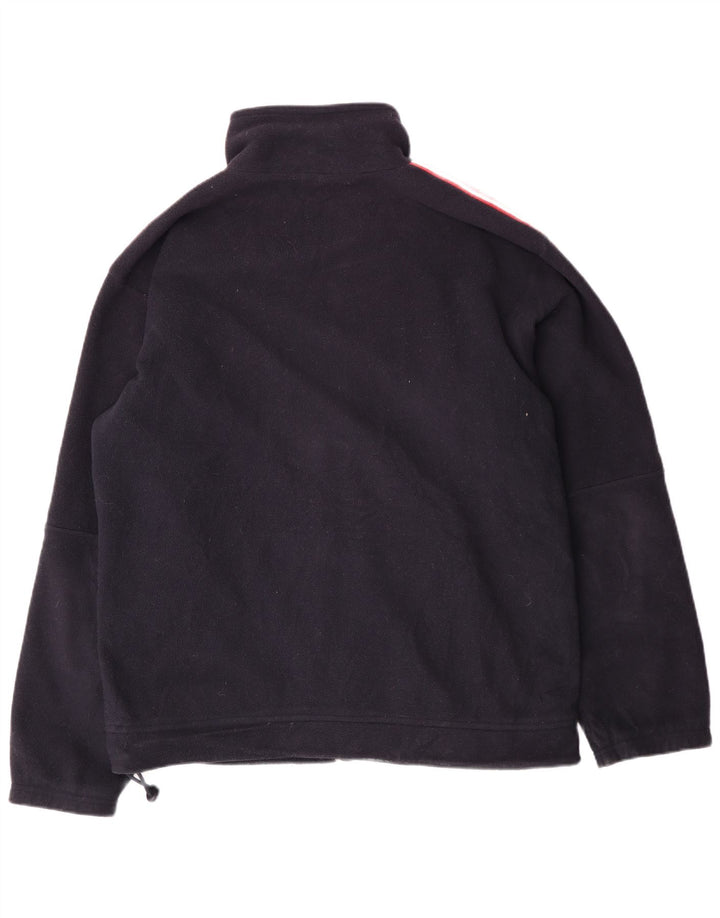 Champion Mens Fleece Jacket UK 40 Large Navy Blue Polyester