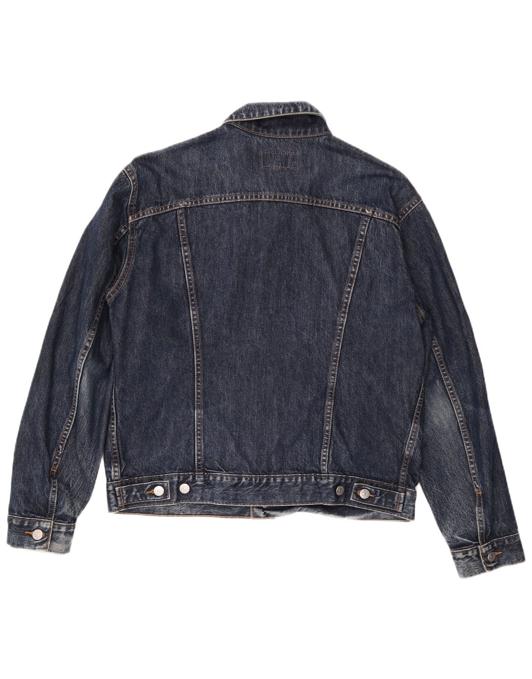 Carrera Ανδρικό Τζιν Μπουφάν UK 40 Large Navy Blue Cotton