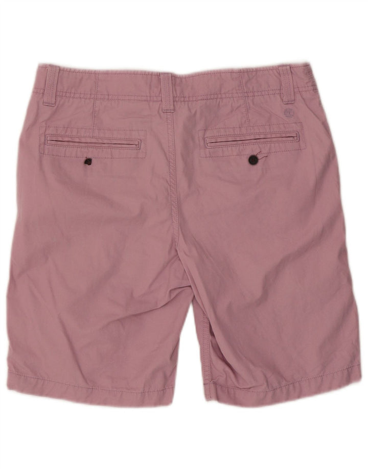 Ανδρικό σορτς Chino Timberland W32 από μεσαίο ροζ βαμβακερό