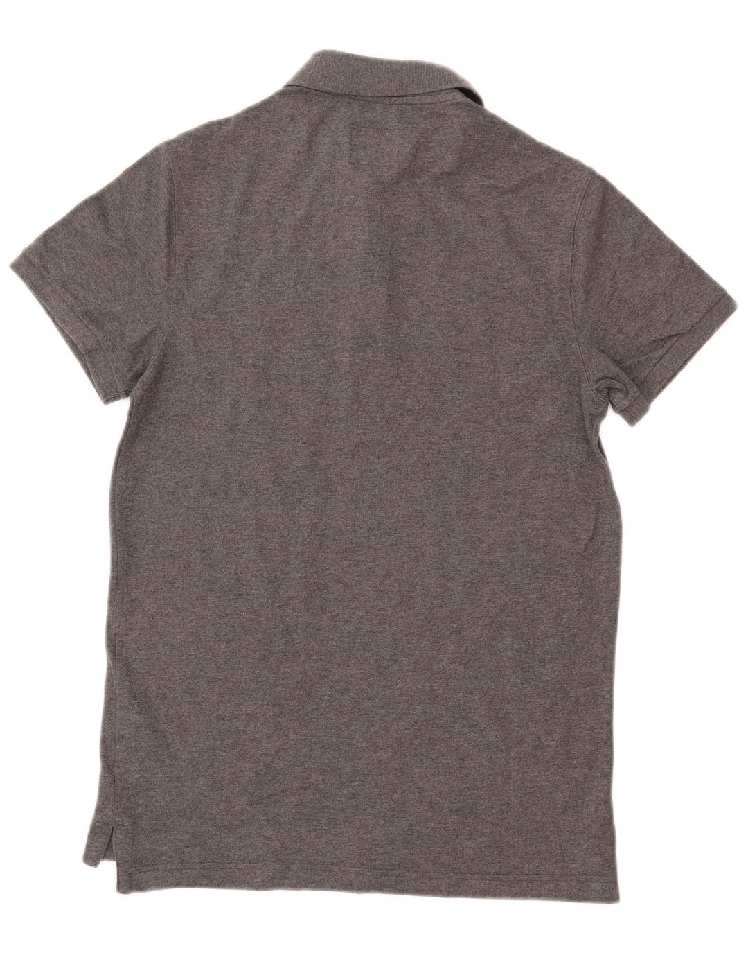 ABERCROMBIE & FITCH Ανδρικό μπλουζάκι πόλο με χαλαρή εφαρμογή, μικρό γκρι βαμβακερό