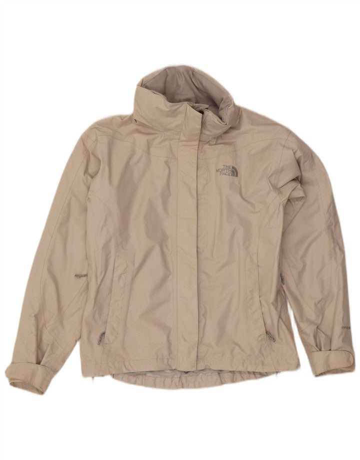 The North Face γυναικεία κουκούλα μεγάλου μεγέθους μπουφάν βροχής UK 10 Small Beige Nylon