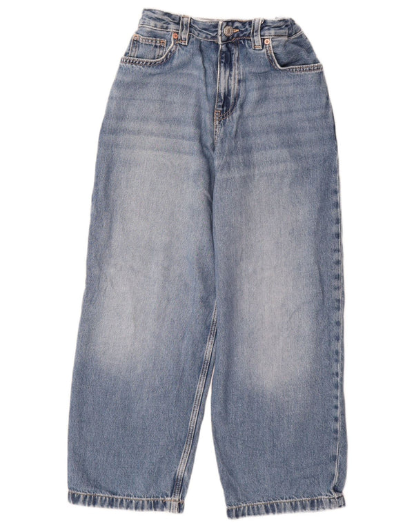 Zara Boys Loose Jeans 9-10 Years W26 L24 Blue Cotton