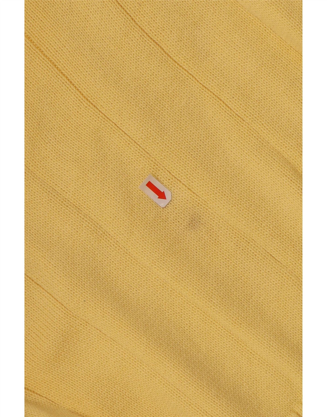 TOMMY HILFIGER Ανδρικό πουλόβερ με V λαιμόκοψη XL κίτρινο βαμβακερό