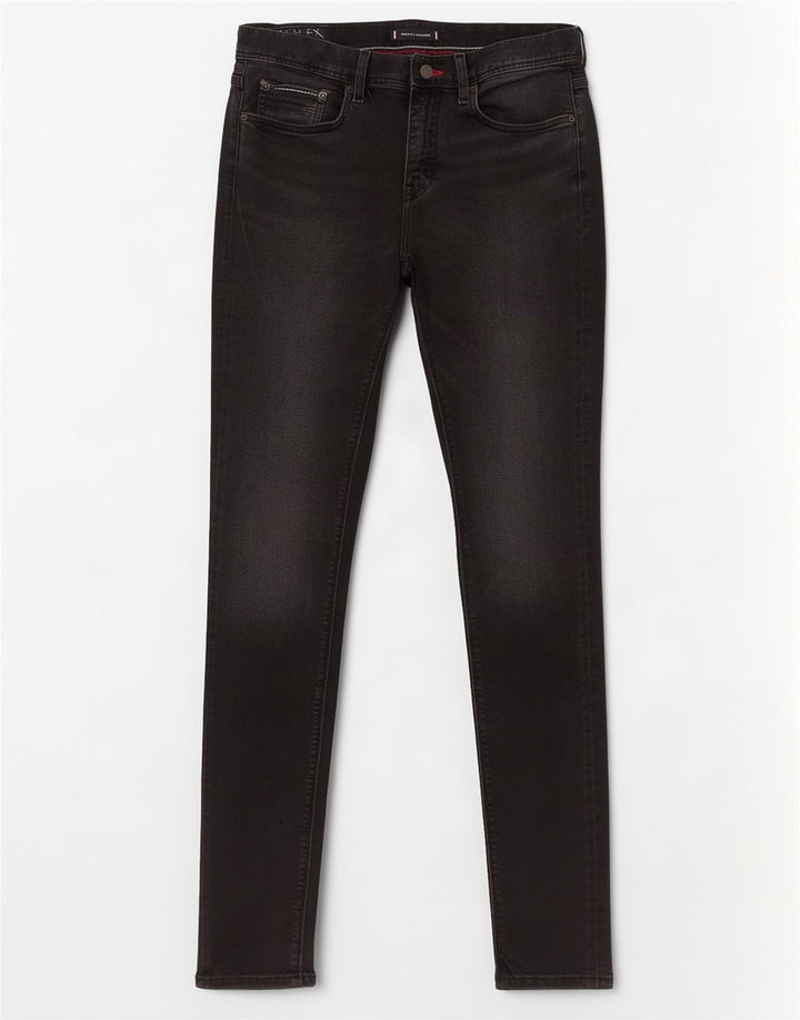 Tommy Hilfiger Mens Bleecker Slim Jeans W33 L32 Μαύρο βαμβακερό