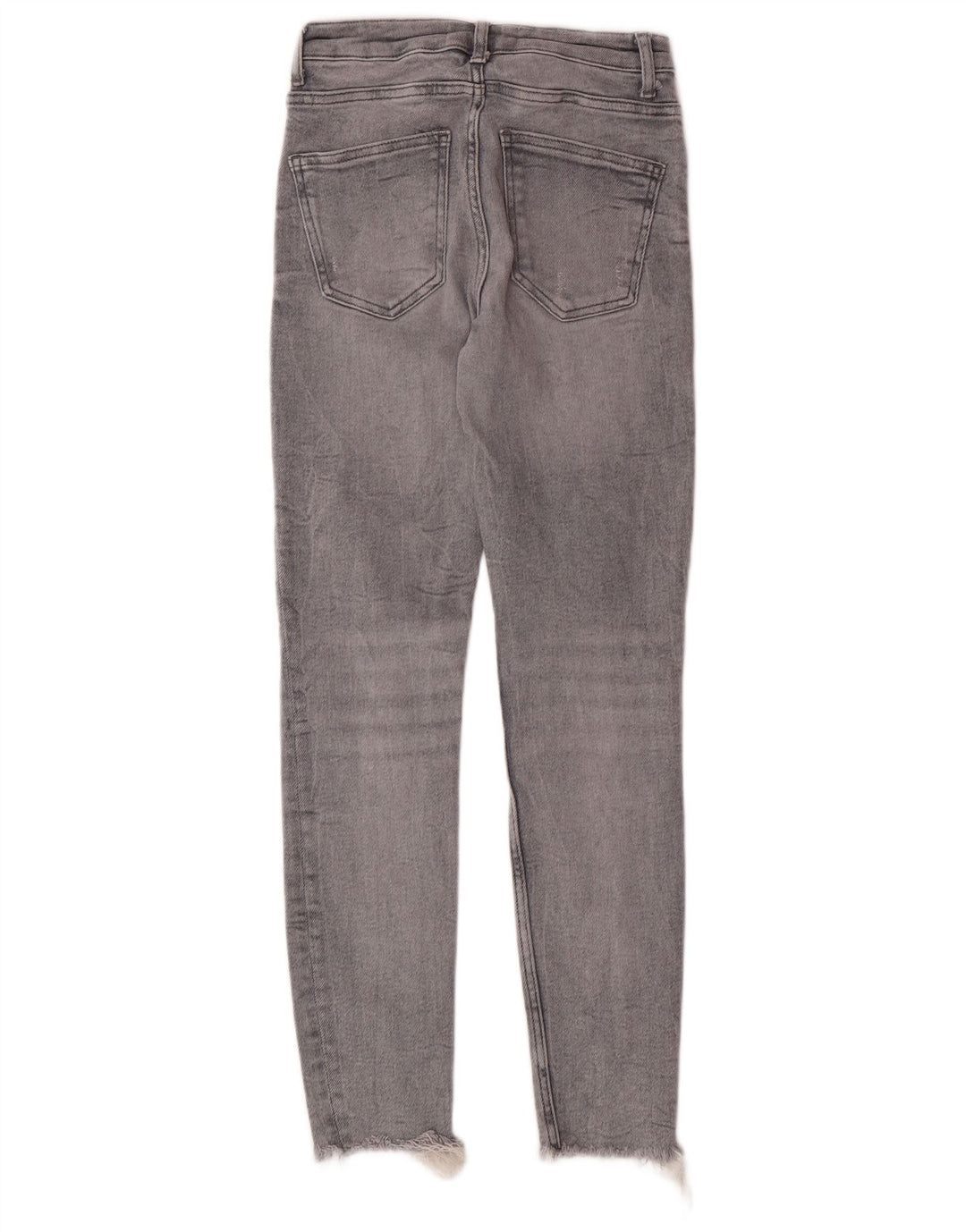 Zara Γυναικείο Skinny Jeans EU 36 XS W26 L28 Γκρι Βαμβακερό Μοντέρνο