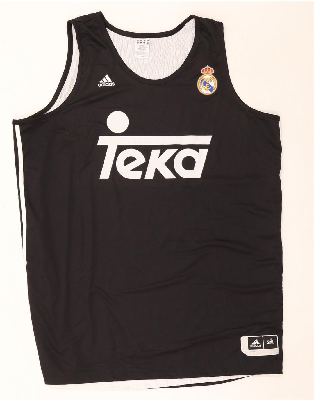 Ανδρικό γραφικό γιλέκο Adidas Real Madrid Top 3XL Μαύρο Πολυεστέρας