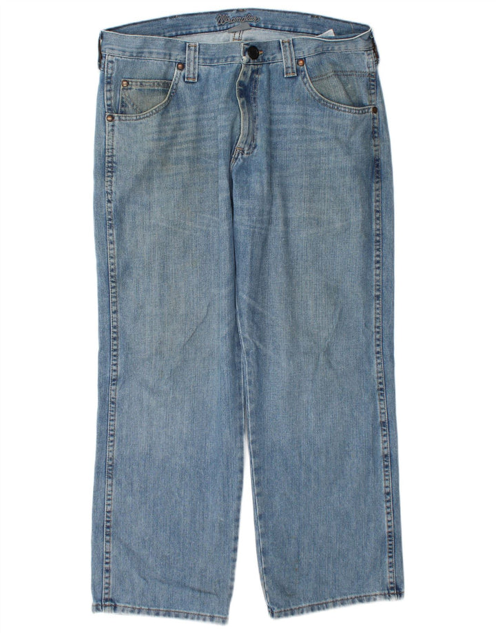 Ανδρικό τζιν Wrangler ίσιο W36 L30 Μπλε βαμβακερό