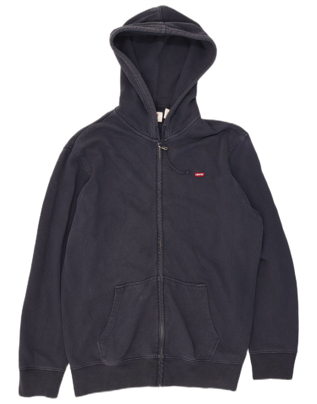 Ανδρικό πουλόβερ με κουκούλα με φερμουάρ Levi's XL Navy Blue Cotton