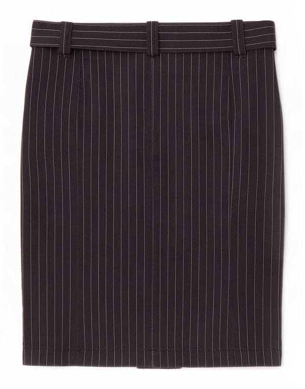 Γυναικεία Pencil Φούστα Calvin Klein Medium W29 Navy Blue Pinstripe Βαμβακερή