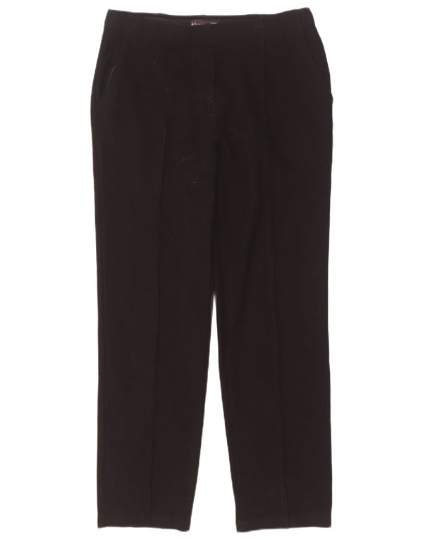 Marks & Spencer Γυναικείο ίσιο παντελόνι Chino UK 12 Medium W28 L30 Μαύρο