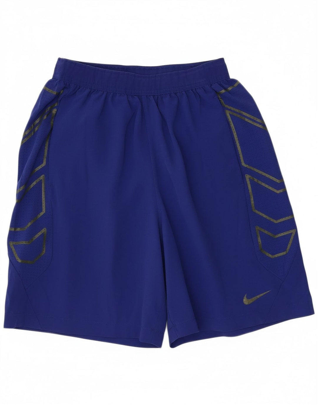 Ανδρικά γραφικά αθλητικά σορτς Nike από μεσαίο μπλε πολυεστέρα